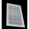 Double deflection supply air register/aluminium air vent grille